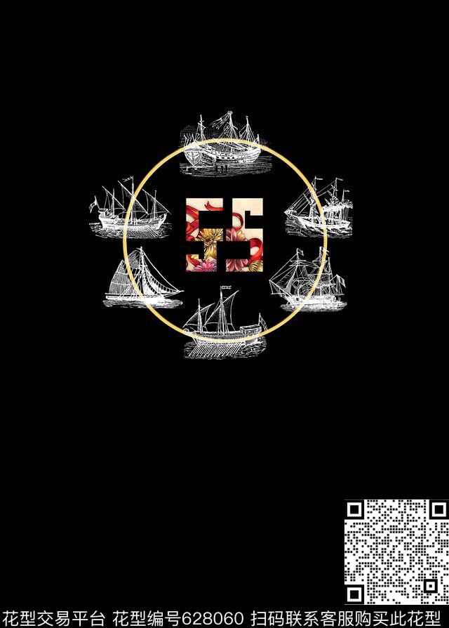 个性T恤帆船数码印花华亿平台下载（图片编号: 628060） - 瓦栏（Walan）