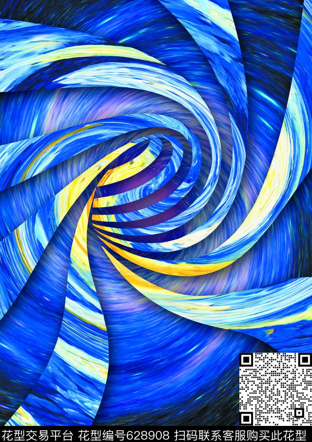 漩涡星空、数码印花华亿平台下载（图片编号: 628908） - 瓦栏（Walan）