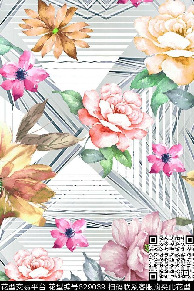 花卉数码零点--女装数码印花华亿平台下载（图片编号: 629039） - 瓦栏（Walan）