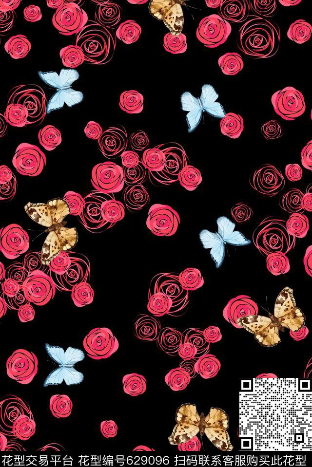 满花时尚数码印花华亿平台下载（图片编号: 629096） - 瓦栏（Walan）