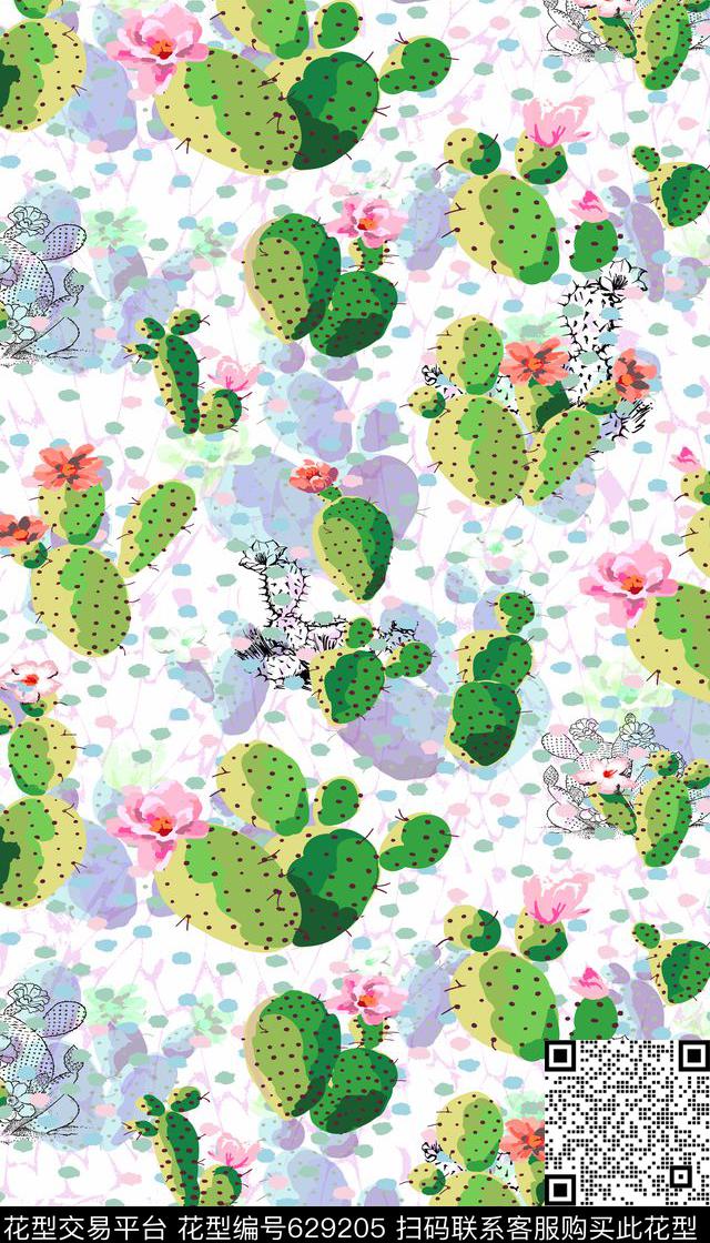 圆圈男装女装图案几何花卉传统印花华亿平台下载（图片编号: 629205） - 瓦栏（Walan）