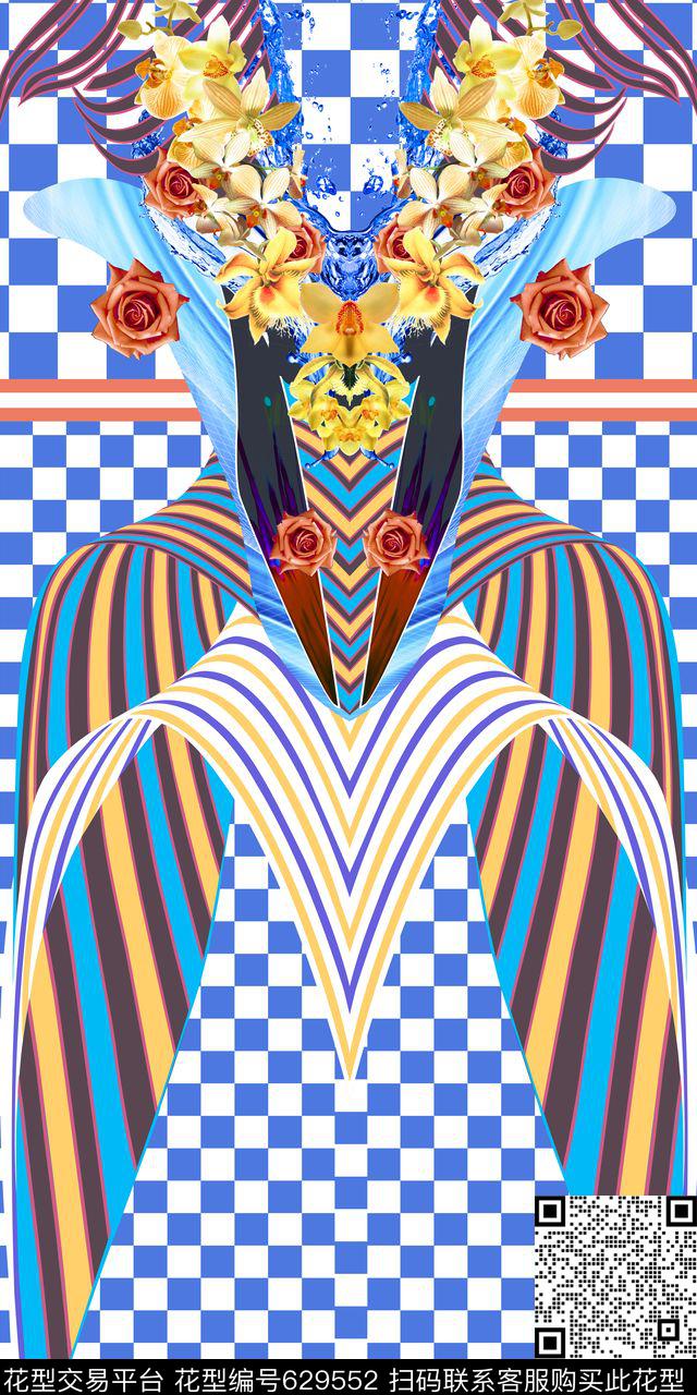 定位几何大牌数码印花华亿平台下载（图片编号: 629552） - 瓦栏（Walan）