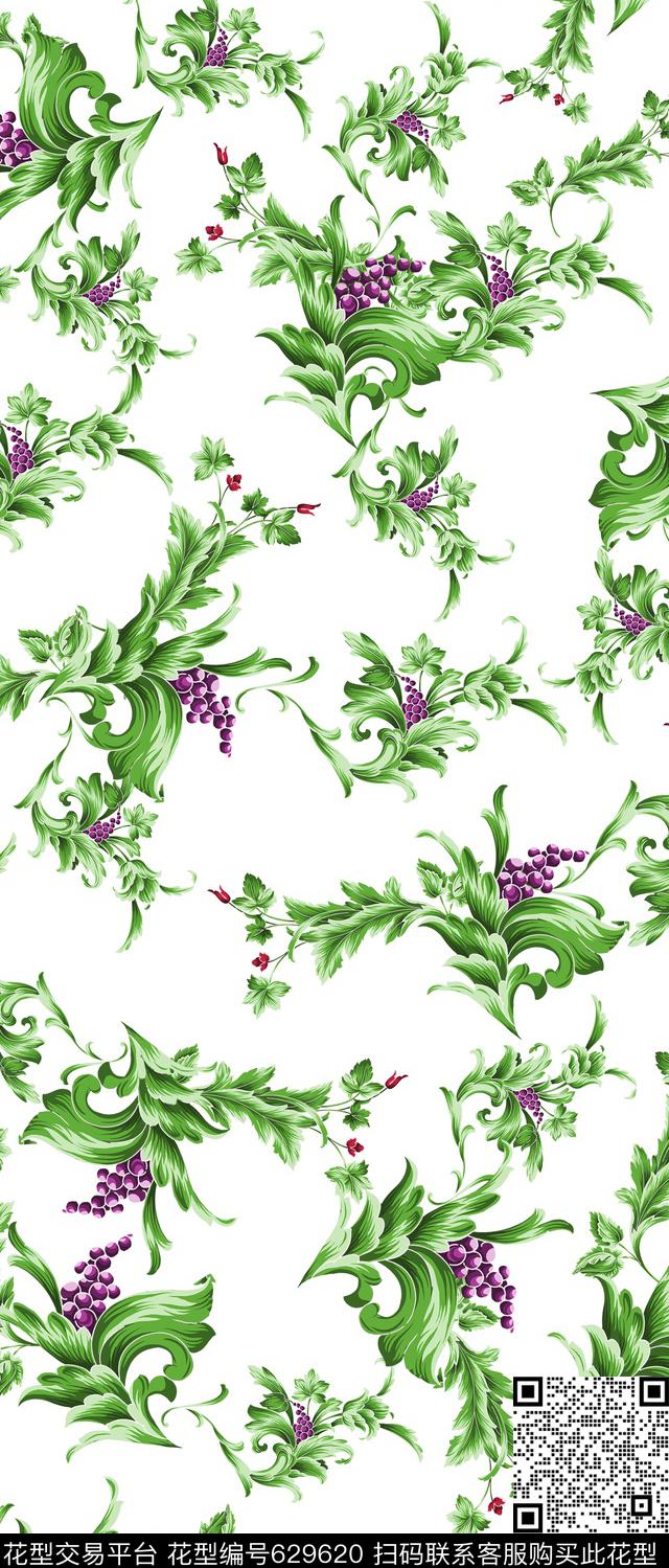 小碎花传统印花花卉类传统印花华亿平台下载（图片编号: 629620） - 瓦栏（Walan）