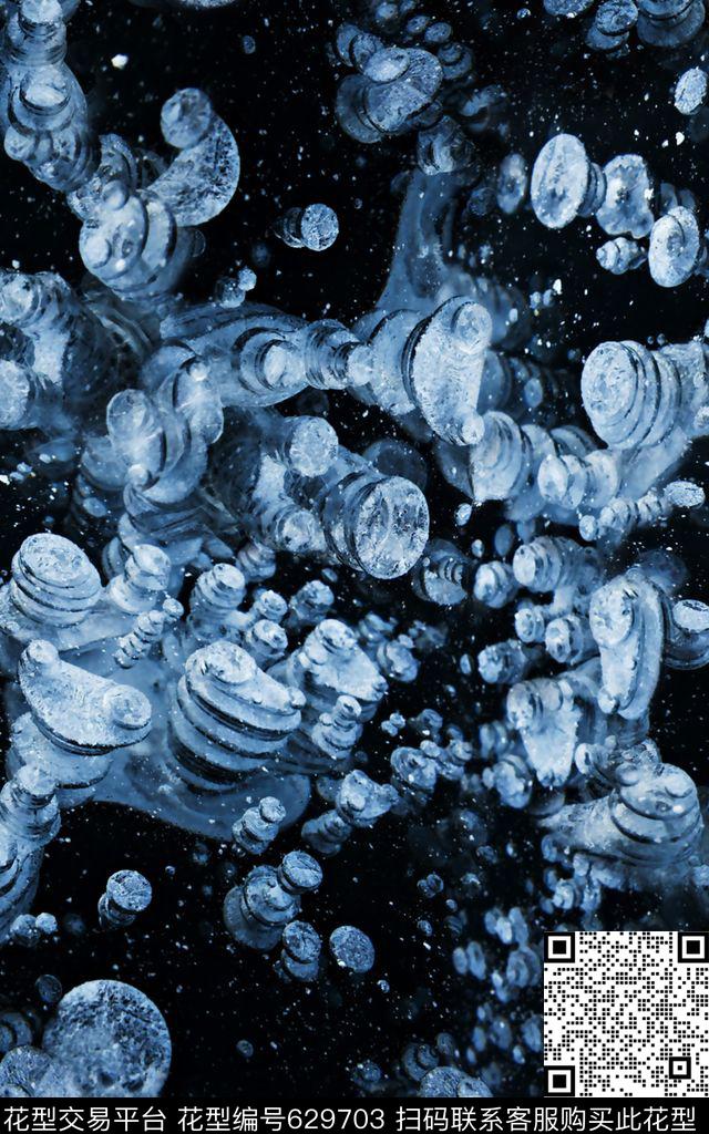 纹理肌理气泡数码印花华亿平台下载（图片编号: 629703） - 瓦栏（Walan）