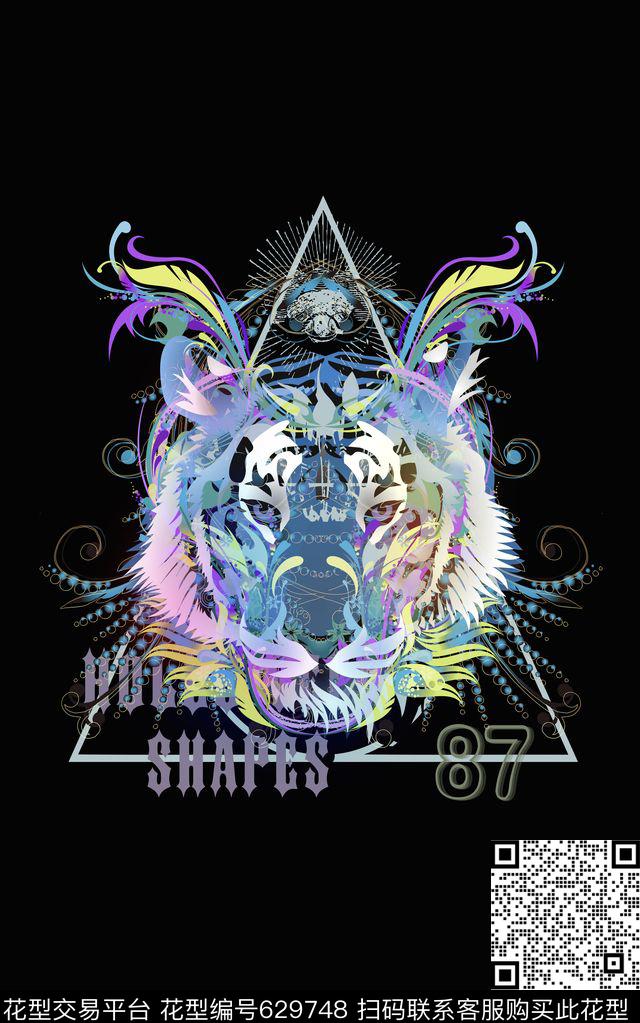 零点--男装休闲风T恤数码印花华亿平台下载（图片编号: 629748） - 瓦栏（Walan）