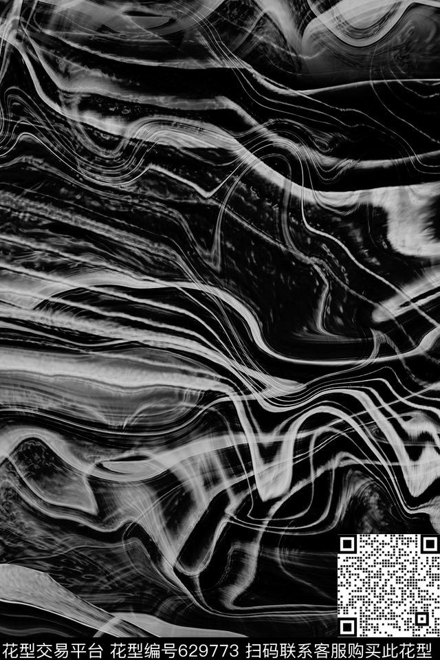 数码华亿平台时尚潮流抽象数码印花华亿平台下载（图片编号: 629773） - 瓦栏（Walan）