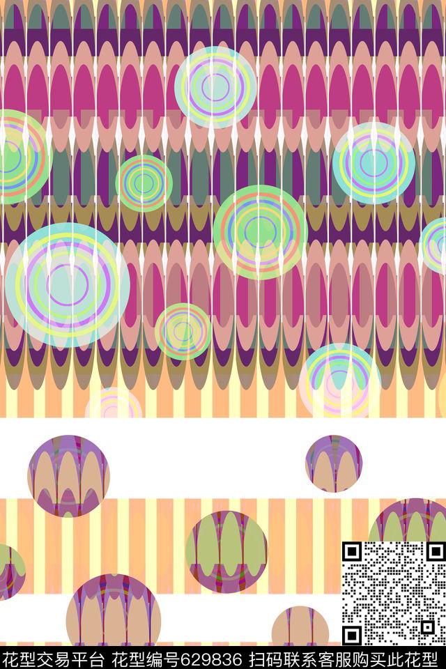 几何男女服装条纹传统印花华亿平台下载（图片编号: 629836） - 瓦栏（Walan）