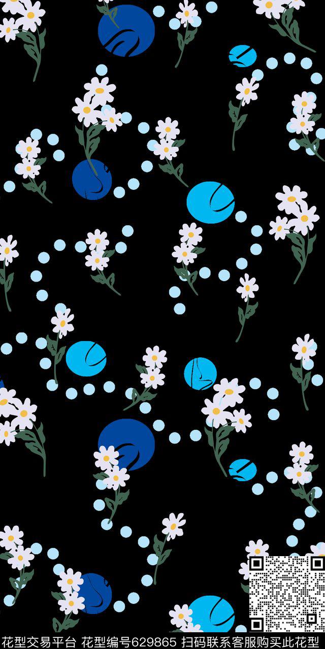 简单满版花卉2017年新小碎花几何裙装华亿平台韩版女装大牌华亿平台传统印花华亿平台下载（图片编号: 629865） - 瓦栏（Walan）