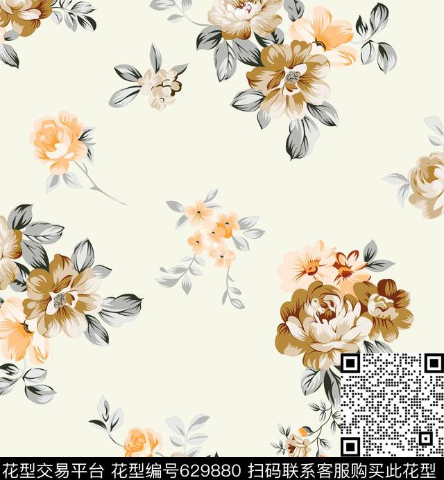 小碎花民族风中国风传统印花华亿平台下载（图片编号: 629880） - 瓦栏（Walan）