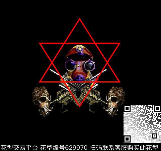 军装迷彩T恤欧式数码印花华亿平台下载（图片编号: 629970） - 瓦栏（Walan）