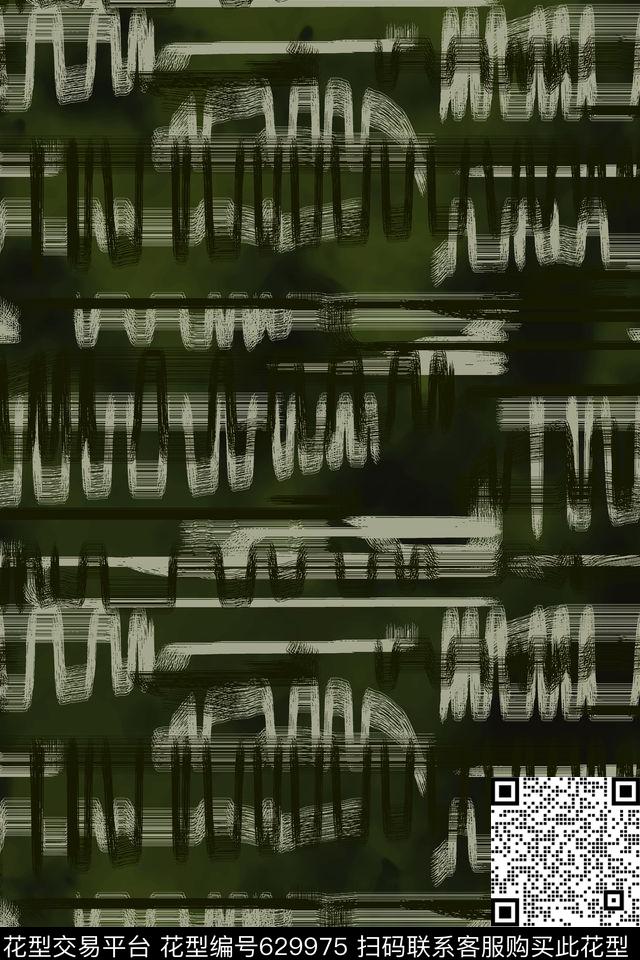 数码科技男装几何数码印花华亿平台下载（图片编号: 629975） - 瓦栏（Walan）