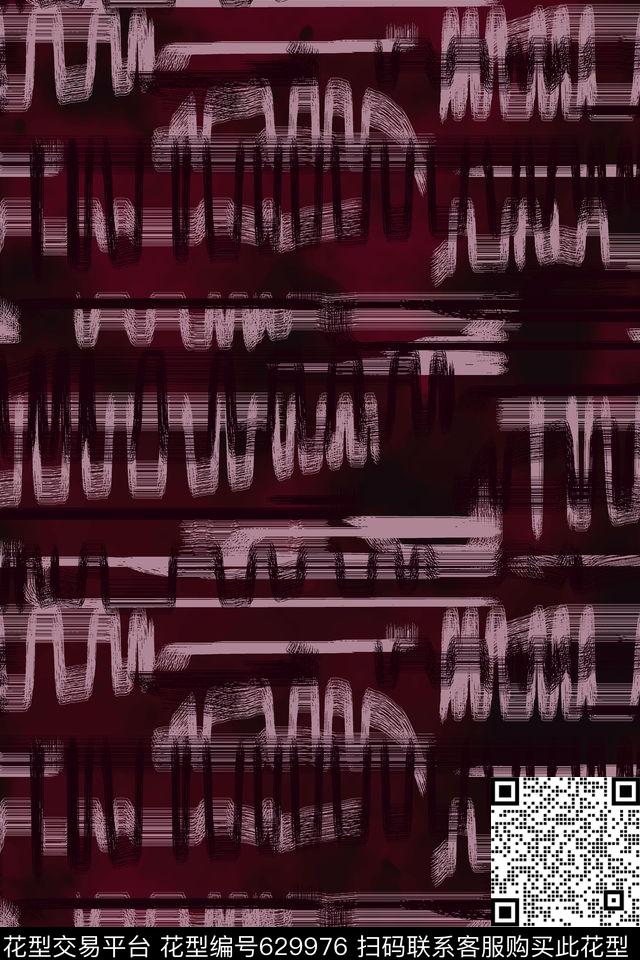 数码科技男装几何数码印花华亿平台下载（图片编号: 629976） - 瓦栏（Walan）