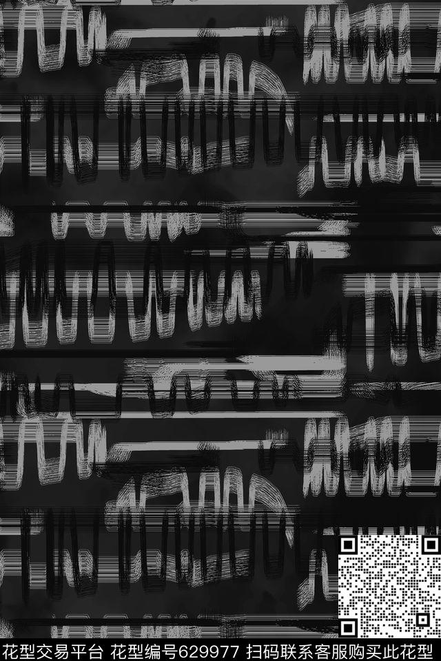 数码科技男装几何数码印花华亿平台下载（图片编号: 629977） - 瓦栏（Walan）