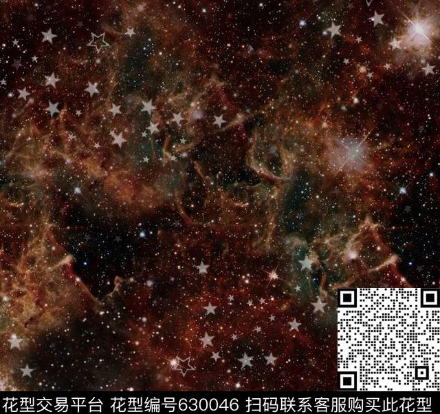 星空宇宙迷幻数码印花华亿平台下载（图片编号: 630046） - 瓦栏（Walan）