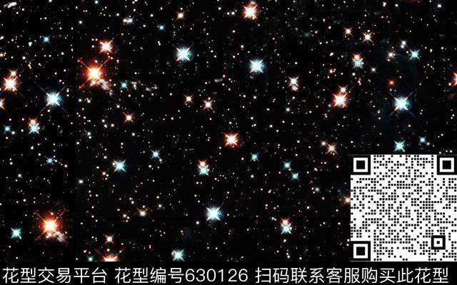星空梦幻宇宙数码印花华亿平台下载（图片编号: 630126） - 瓦栏（Walan）