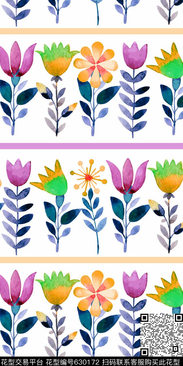 佩斯利几何花卉印花华亿平台下载（图片编号: 630172） - 瓦栏（Walan）