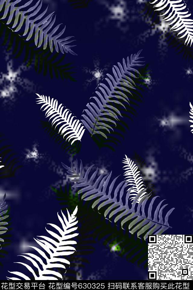 热带叶子床品传统印花华亿平台下载（图片编号: 630325） - 瓦栏（Walan）