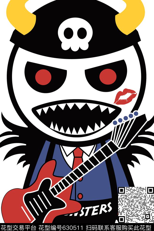 大牌时尚卡通传统印花华亿平台下载（图片编号: 630511） - 瓦栏（Walan）