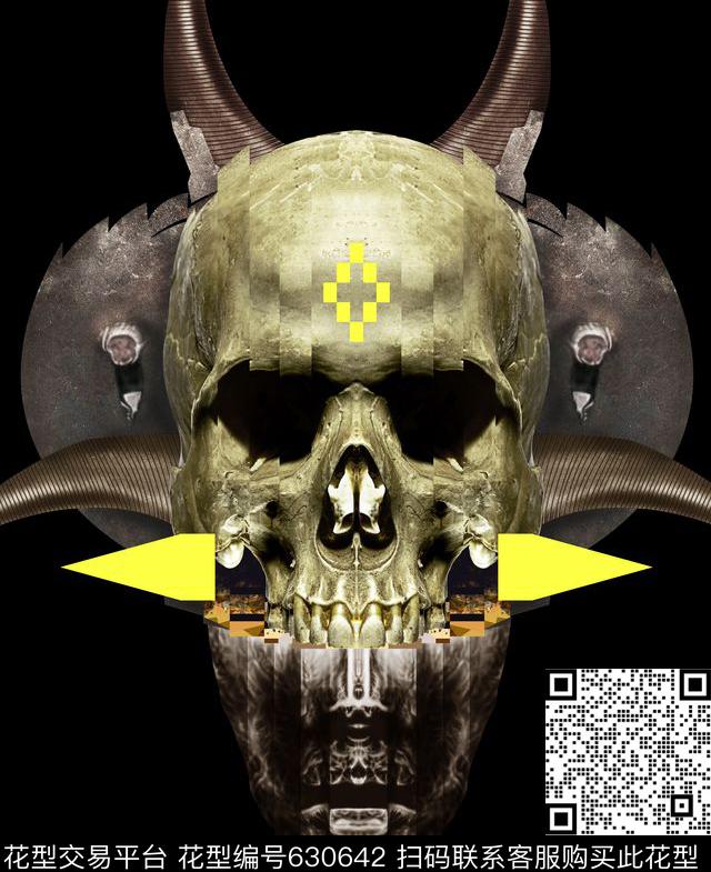 欧潮大牌时尚数码印花华亿平台下载（图片编号: 630642） - 瓦栏（Walan）