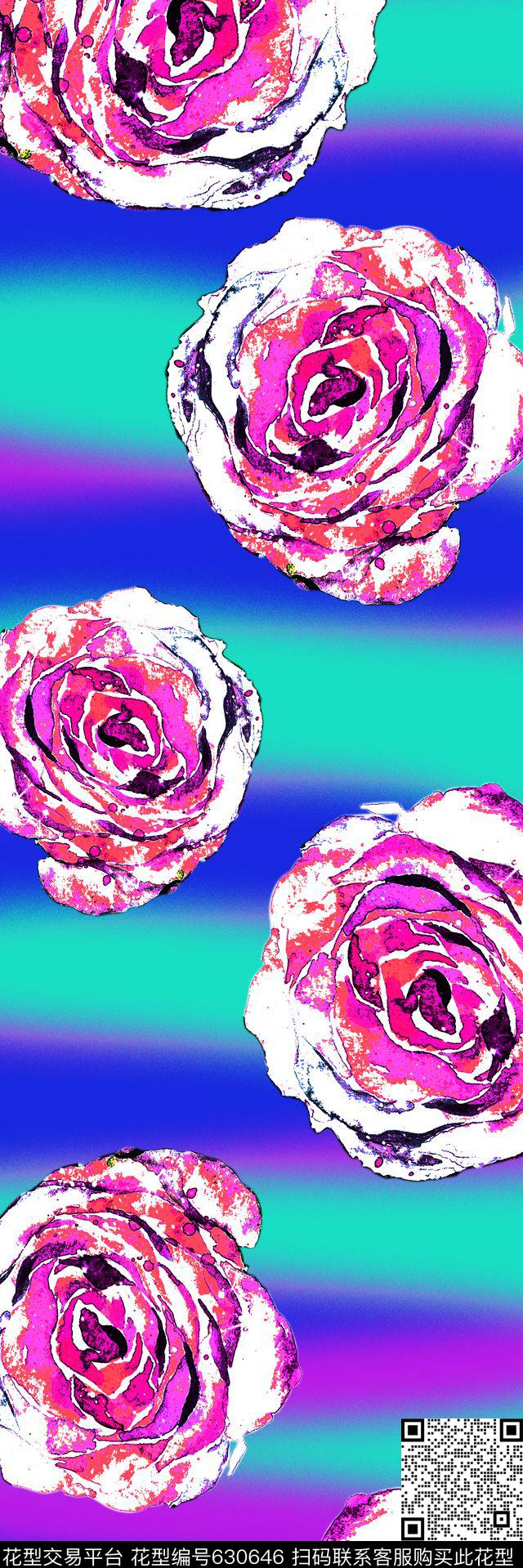 时尚大牌长巾传统印花华亿平台下载（图片编号: 630646） - 瓦栏（Walan）