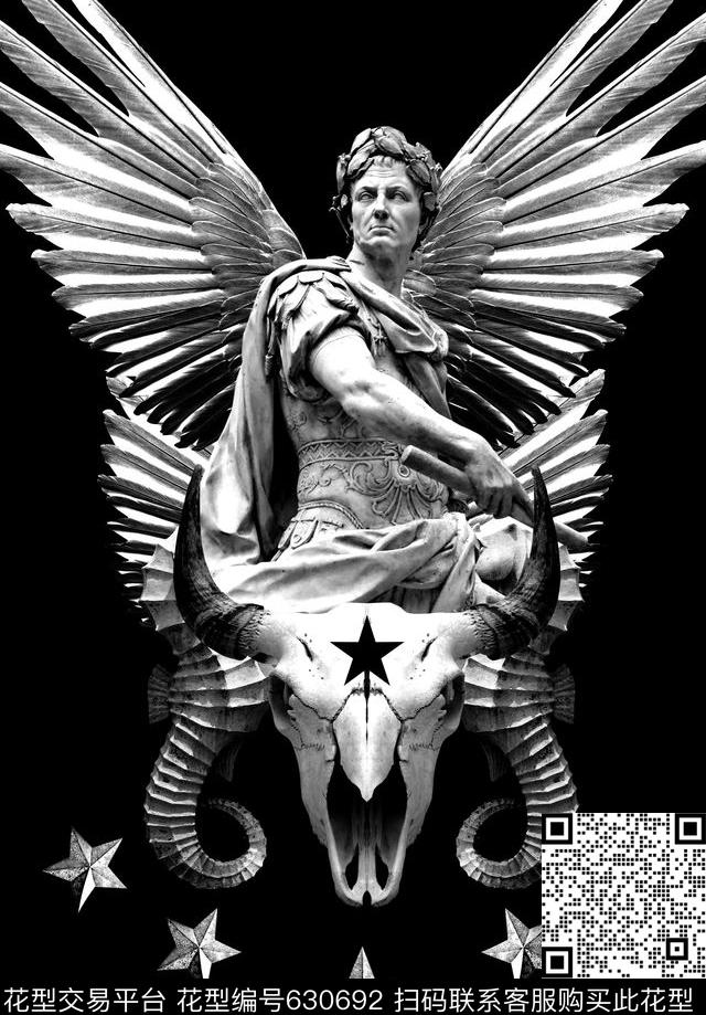 欧潮时尚大牌数码印花华亿平台下载（图片编号: 630692） - 瓦栏（Walan）