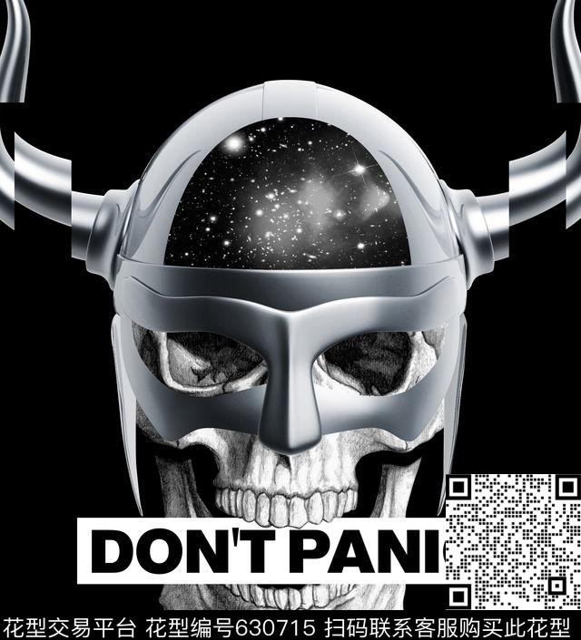 骷髅欧潮时尚数码印花华亿平台下载（图片编号: 630715） - 瓦栏（Walan）