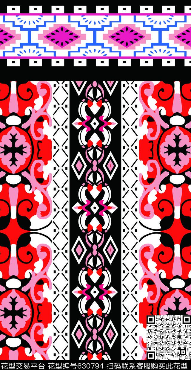民族风传统印花华亿平台下载（图片编号: 630794） - 瓦栏（Walan）
