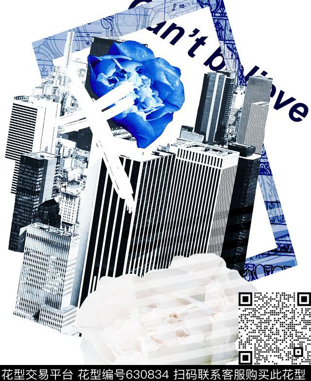 楼房创意组合数码印花华亿平台下载（图片编号: 630834） - 瓦栏（Walan）