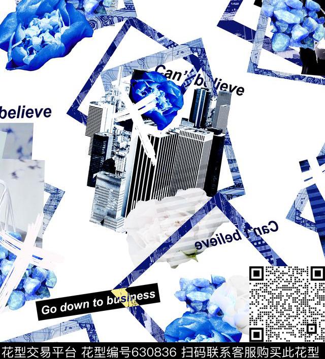 楼房现代几何数码印花华亿平台下载（图片编号: 630836） - 瓦栏（Walan）