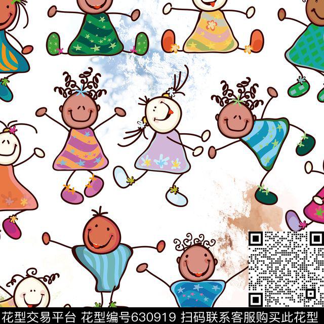 婴童卡通人物数码印花华亿平台下载（图片编号: 630919） - 瓦栏（Walan）