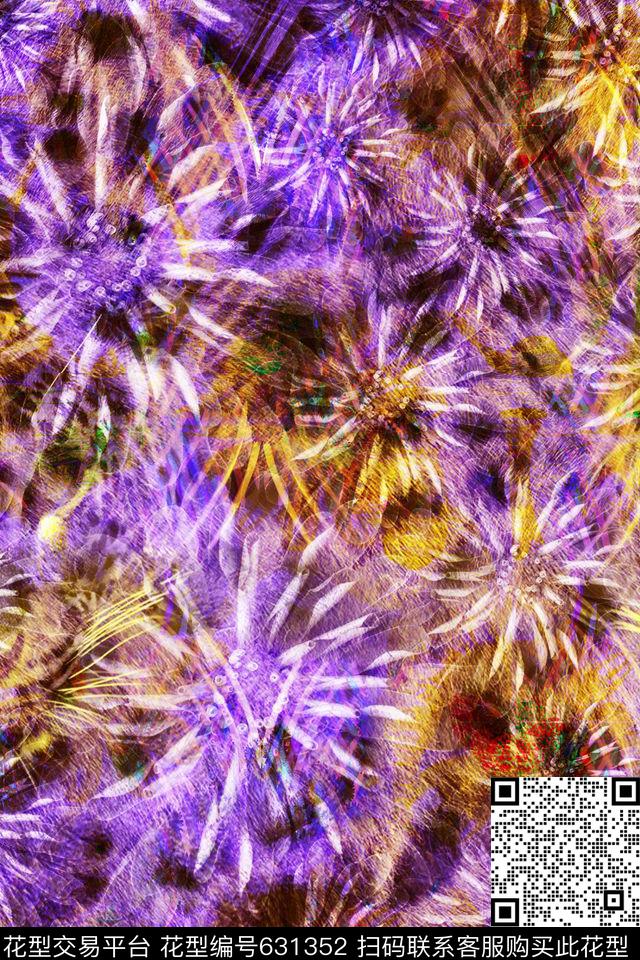 时尚花卉时尚男女服装动物纹数码印花华亿平台下载（图片编号: 631352） - 瓦栏（Walan）