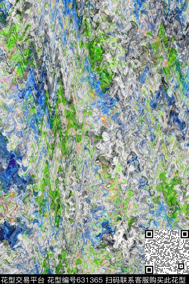 抽象肌理男女衬衣数码印花华亿平台下载（图片编号: 631365） - 瓦栏（Walan）