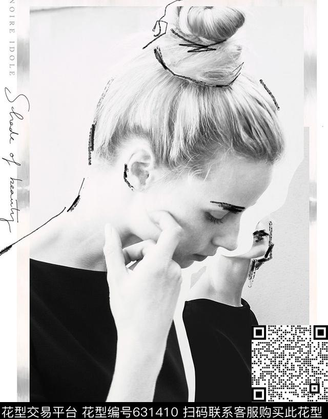 人物抽象女人数码印花华亿平台下载（图片编号: 631410） - 瓦栏（Walan）