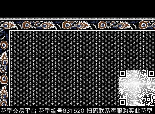 名族花卉传统印花华亿平台下载（图片编号: 631520） - 瓦栏（Walan）