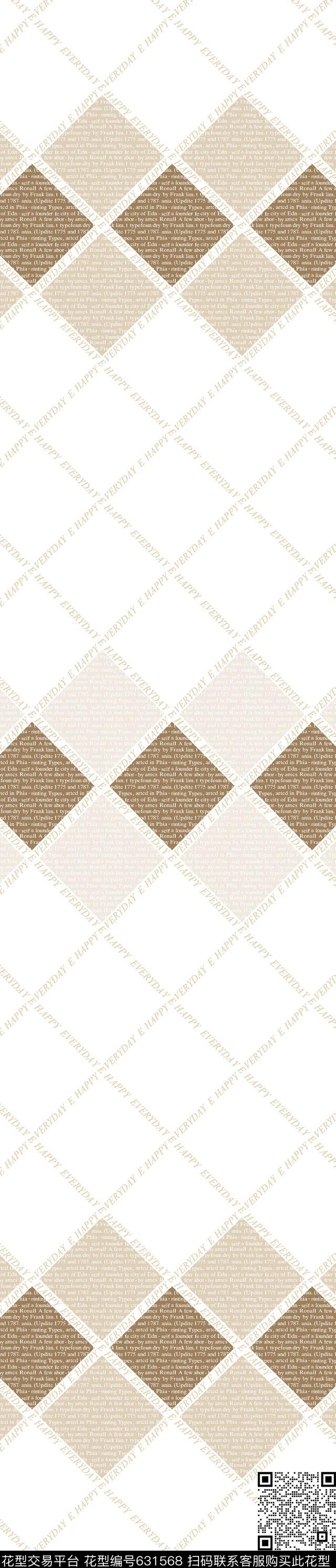 格子文字传统印花华亿平台下载（图片编号: 631568） - 瓦栏（Walan）