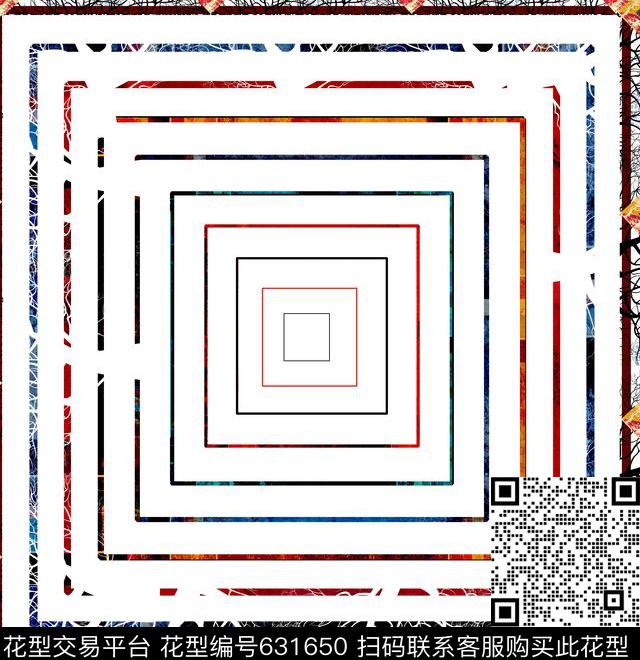 方格民族服装数码印花华亿平台下载（图片编号: 631650） - 瓦栏（Walan）