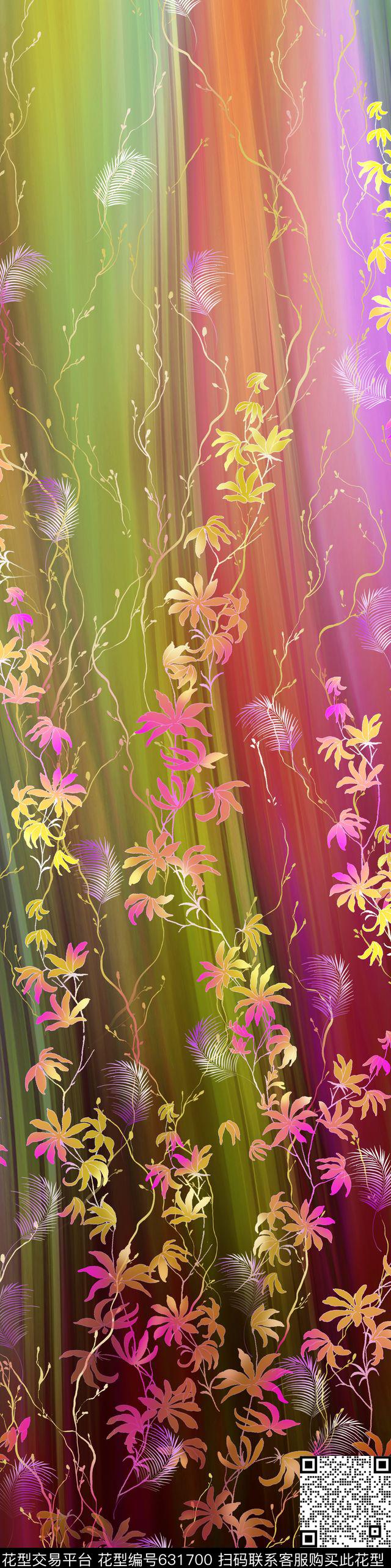 东南亚抽象定位数码印花华亿平台下载（图片编号: 631700） - 瓦栏（Walan）