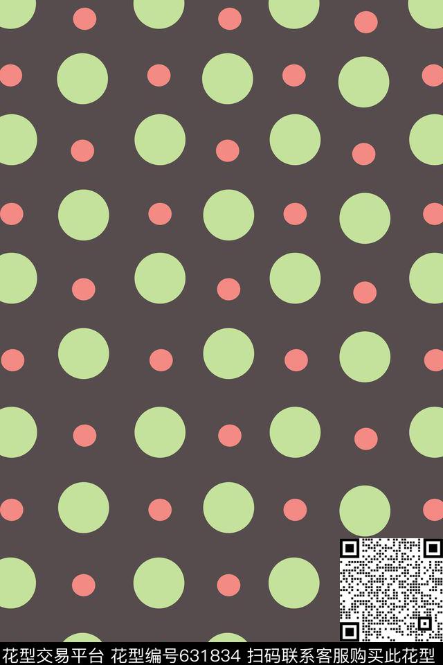几何波点圆圈传统印花华亿平台下载（图片编号: 631834） - 瓦栏（Walan）