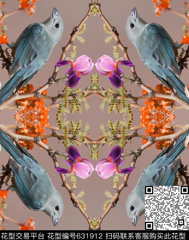 鸟数码印花华亿平台下载（图片编号: 631912） - 瓦栏（Walan）