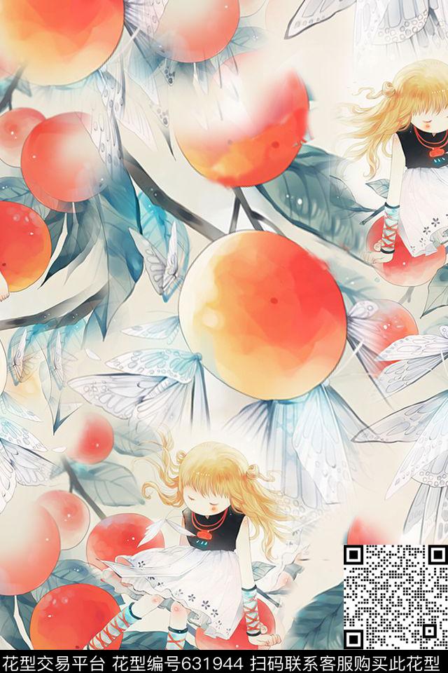 人物叶子柿子数码印花华亿平台下载（图片编号: 631944） - 瓦栏（Walan）