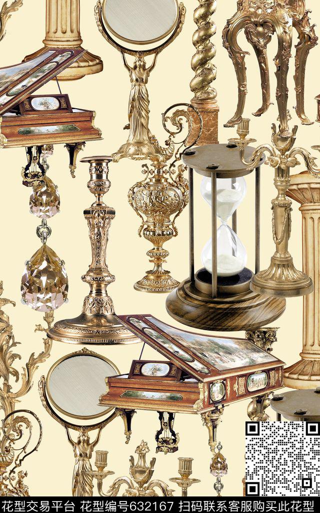 珠宝欧式钢琴数码印花华亿平台下载（图片编号: 632167） - 瓦栏（Walan）