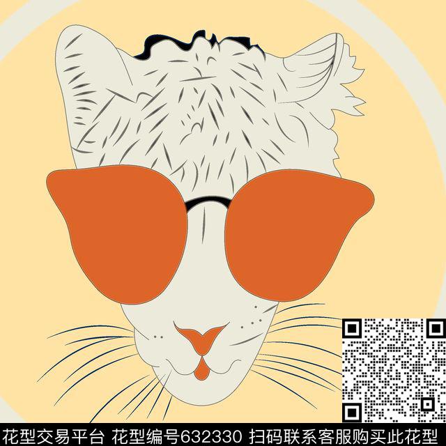 2017年大牌女装趣味卡通动物形象女装华亿平台豹子头女装华亿平台俏皮韩版女装圈传统印花华亿平台下载（图片编号: 632330） - 瓦栏（Walan）