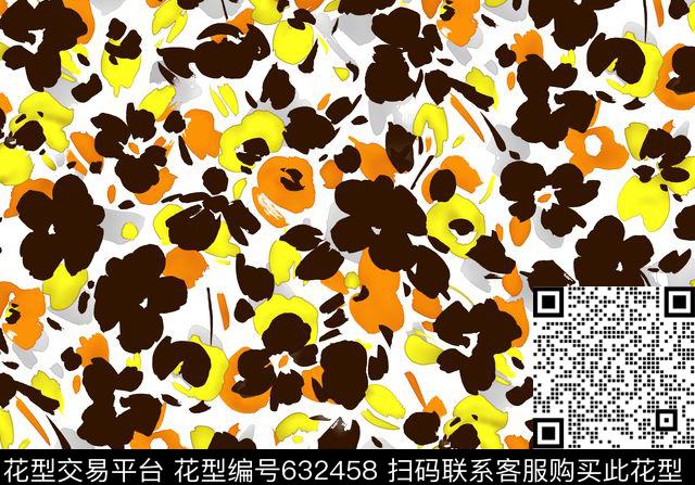 花朵花卉传统印花华亿平台下载（图片编号: 632458） - 瓦栏（Walan）