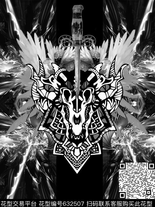 潮流男装数码印花华亿平台下载（图片编号: 632507） - 瓦栏（Walan）