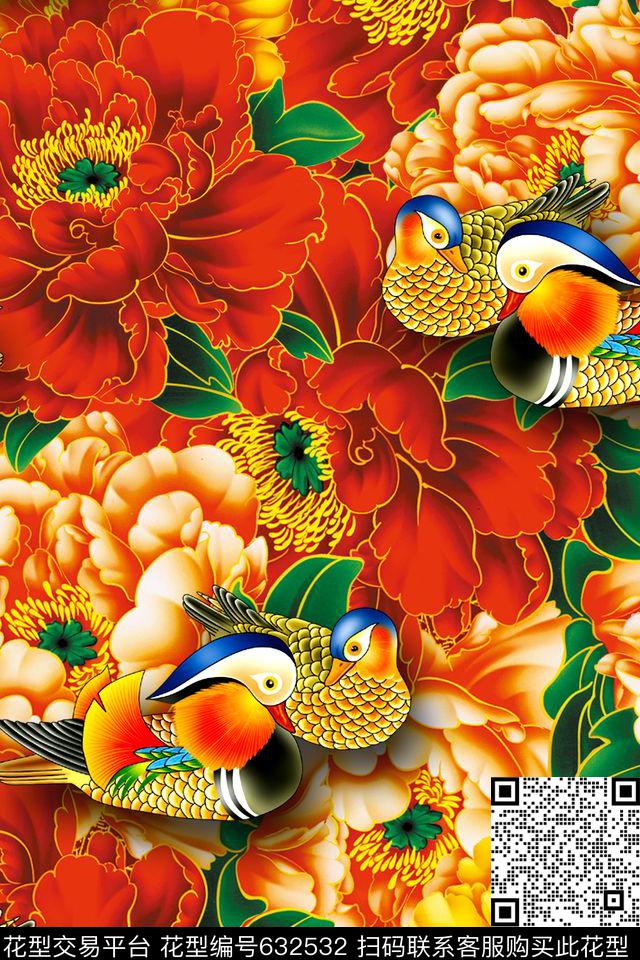 中国风民族风古典数码印花华亿平台下载（图片编号: 632532） - 瓦栏（Walan）