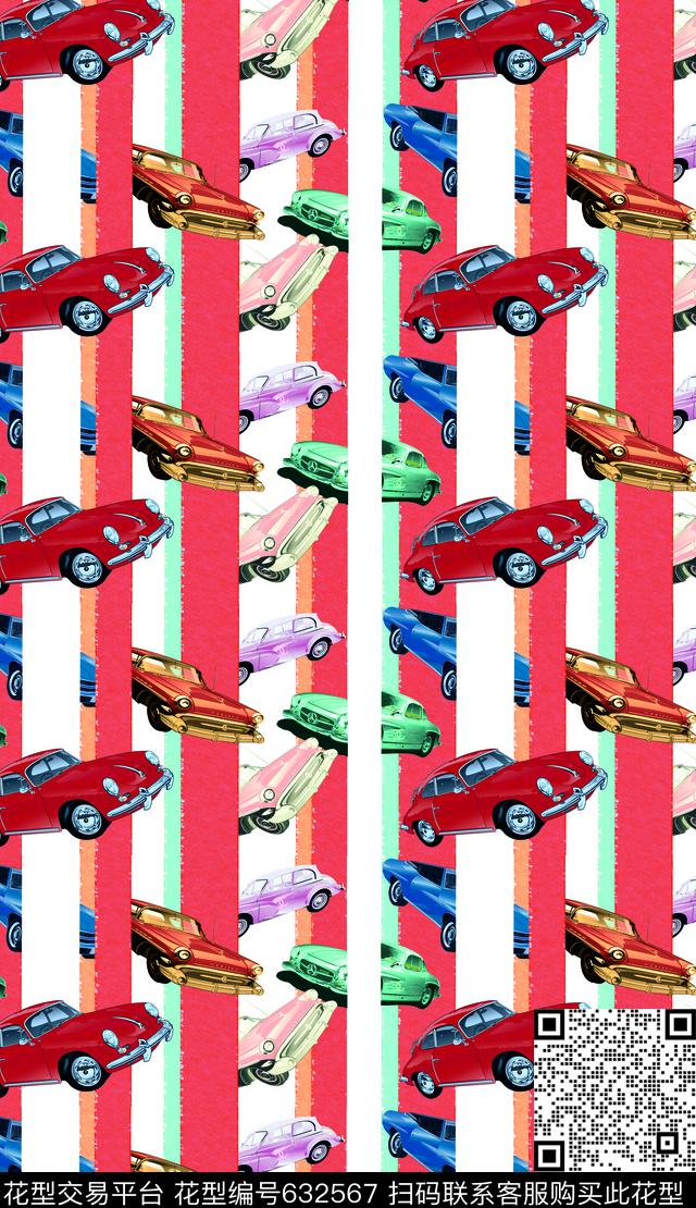 resortretrocars数码印花华亿平台下载（图片编号: 632567） - 瓦栏（Walan）