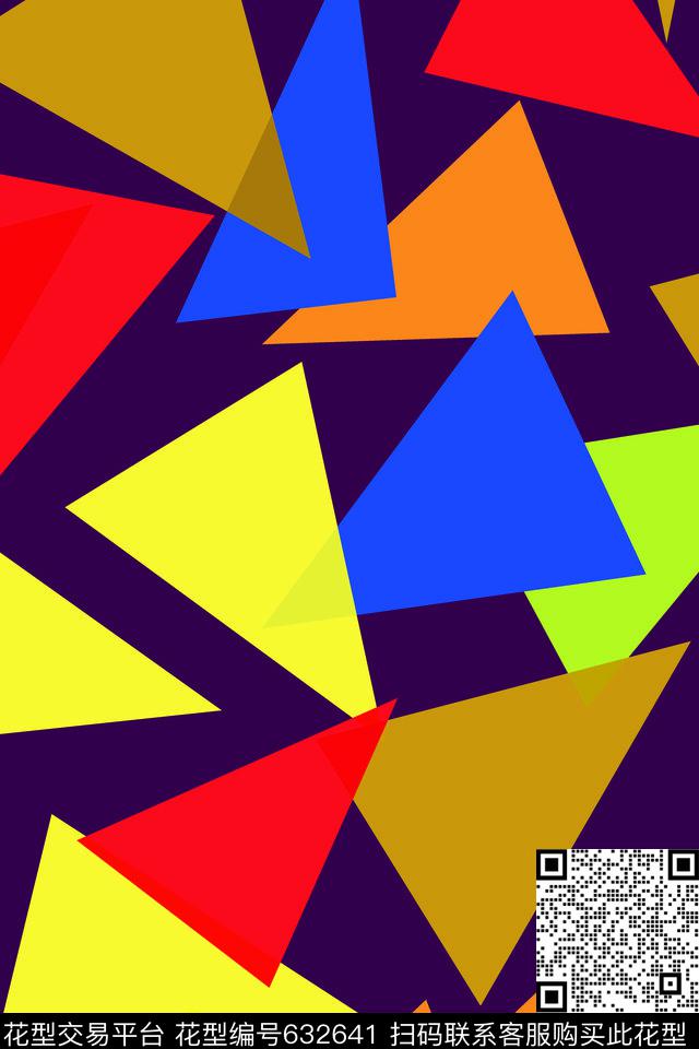 几何不规则几何最新传统印花华亿平台下载（图片编号: 632641） - 瓦栏（Walan）