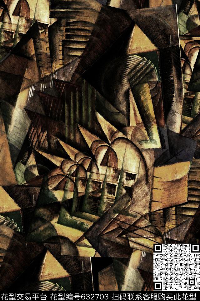 复古男装数码印花华亿平台下载（图片编号: 632703） - 瓦栏（Walan）