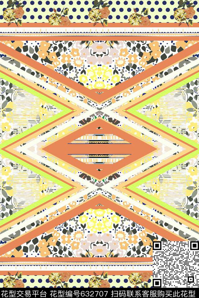 流行时尚小碎花花卉传统印花华亿平台下载（图片编号: 632707） - 瓦栏（Walan）