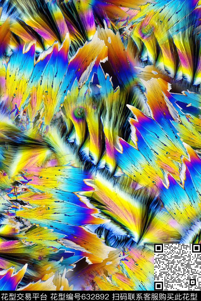 抽象分形光影数码印花华亿平台下载（图片编号: 632892） - 瓦栏（Walan）